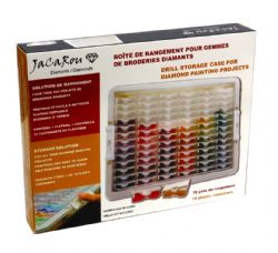 BOÎTE DE RANGEMENT POUR GEMMES DE BRODERIES DIAMANTS (78 CONTENANTS) - DIAMOND DOTZ